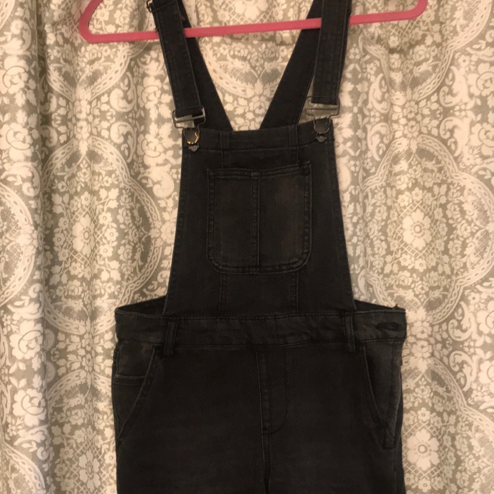Black overalls
